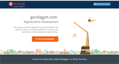 Desktop Screenshot of gorillagym.com